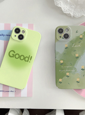 壳壳大世界ins冷淡风适用苹果15手机套iPhone13Promax新款12菲林壳11女款硬壳全包14pro小众XS保护套7/8p创意