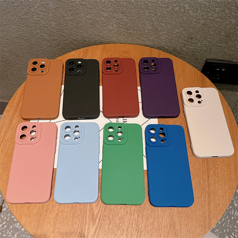 苹果iphone15硅胶套简约