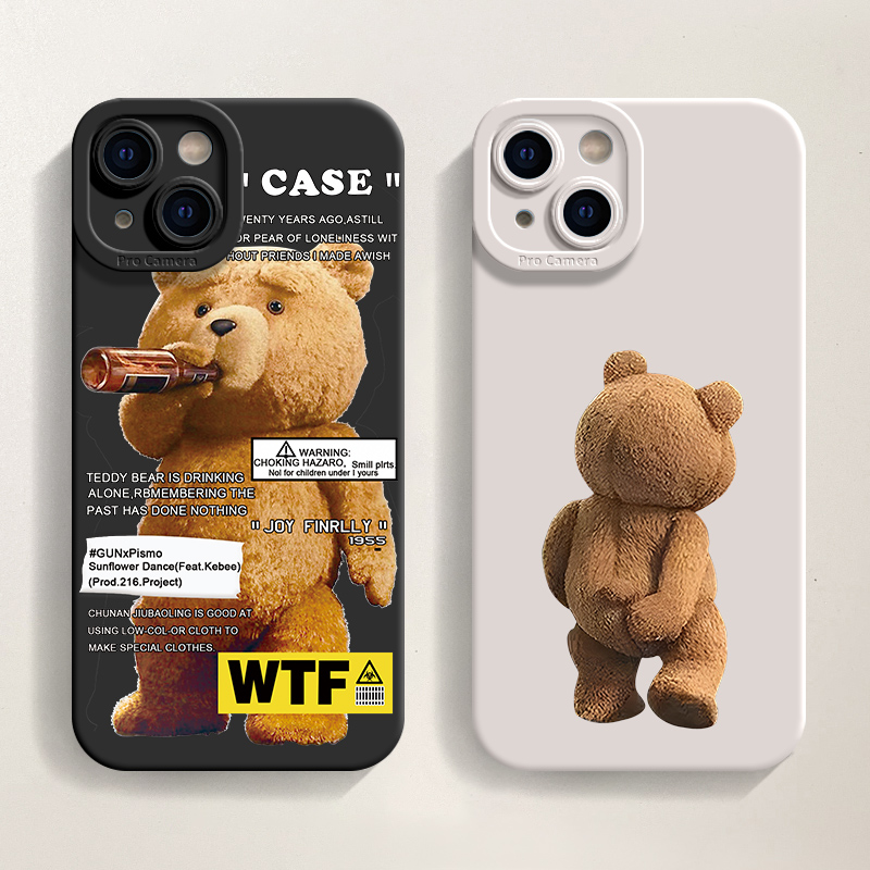 Apple适用苹果131415小熊手机壳