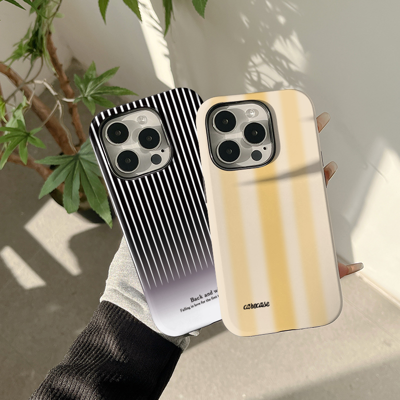 Apple适用苹果131415条纹手机壳