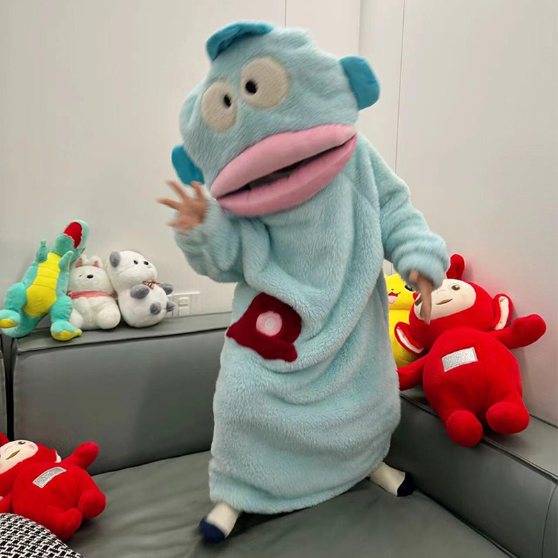 丑鱼儿童睡衣丑鱼儿童睡衣男女孩秋冬季2025超火珊瑚绒连体睡裙可