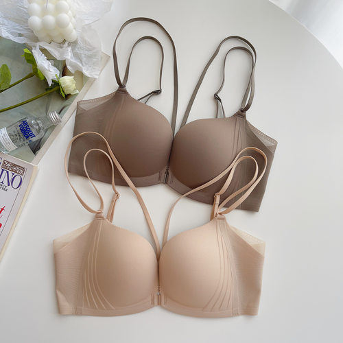 新款无钢圈美背内衣显大