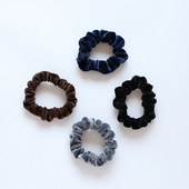 韩式 布艺橡皮筋头绳头饰 发圈发饰饰品天鹅绒布小号加粗简约基础款