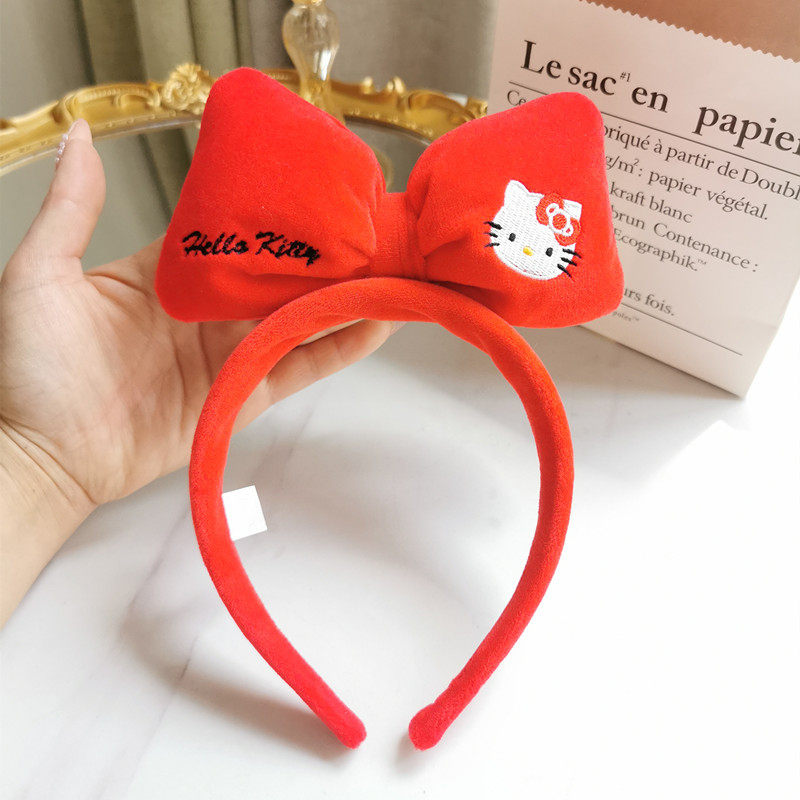 hellokitty发箍布艺大蝴蝶结发饰