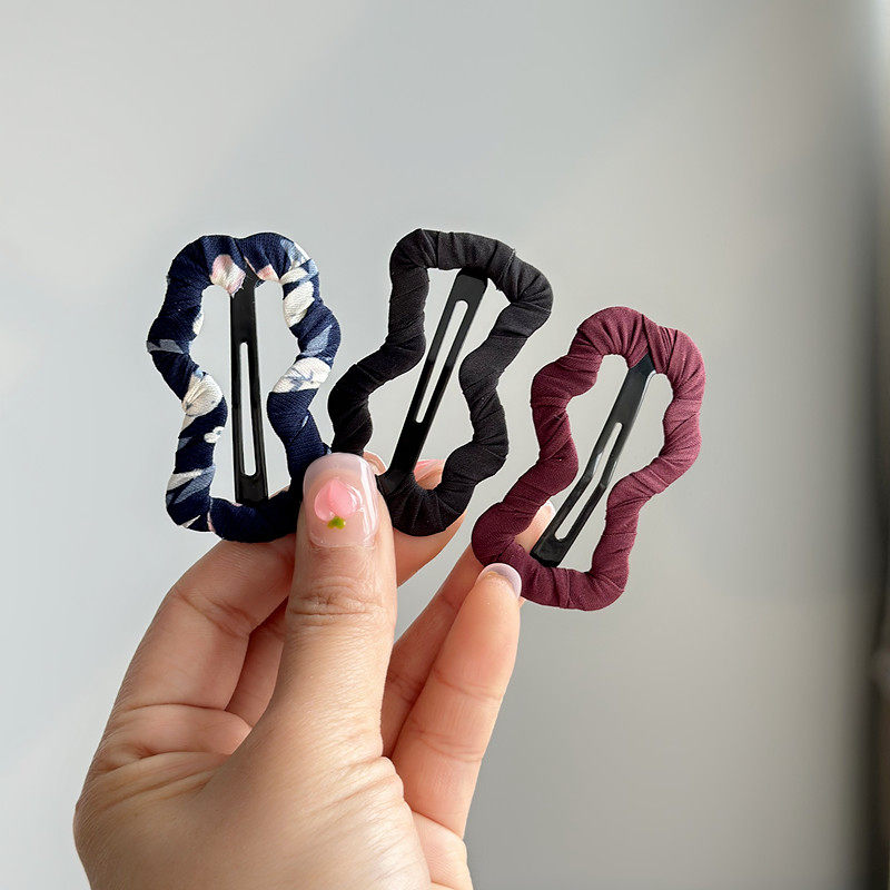 小熊BB夹全包布艺不伤发边夹韩版刘海夹碎发卡子夏季后脑勺发夹子,饰品/流行首饰/时尚饰品新,发饰,淘宝优惠券,粉丝福利购,淘宝优惠卷