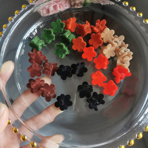 毛绒抓夹少女心发饰品刘海夹