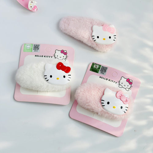 凯蒂猫BB夹毛绒可爱刘海夹头饰品