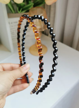 发箍树脂日韩大波浪发饰品