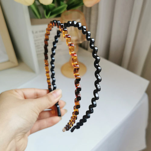 发箍树脂日韩大波浪发饰品