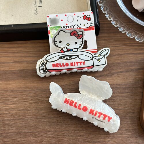 凯蒂猫电话造型抓夹可爱少女发抓