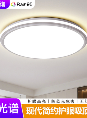 全光谱护眼中山灯具LED吸顶灯新款大灯卧室灯简约现代大气客厅灯