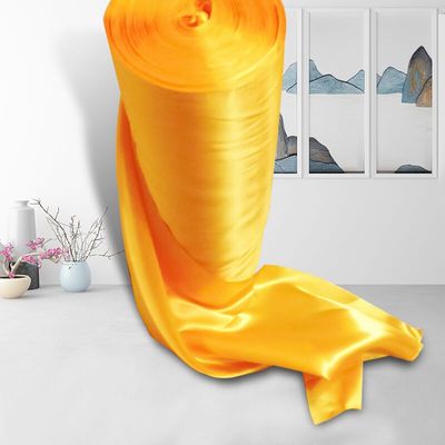 金色亮面装饰内衬黄绸绸缎礼盒布