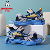 儿童运动凉鞋 男童沙滩鞋 2025夏新款 中大童露趾凉鞋 时尚 巴布豆童鞋