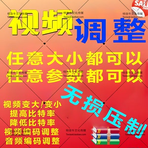 视频压缩变小改变大小降低尺寸首图无损放大视频清晰画质增强PPT