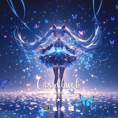 初音未来-162 虚拟歌手8K4K二次元动漫手机平板电脑高清壁纸头像