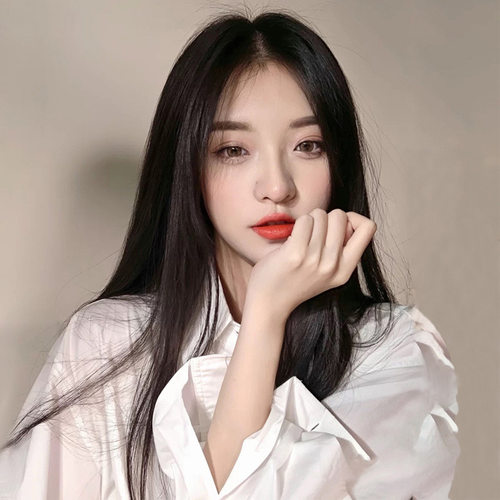 女装大佬中分伪娘风男士长直发