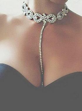 流苏夸张欧美饰品吊坠项链