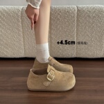 品牌真皮全包勃肯鞋女2026新款春季厚底软底一脚蹬增高玛丽珍单鞋