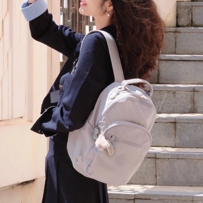 Kipling首尔包女士防水双肩背包