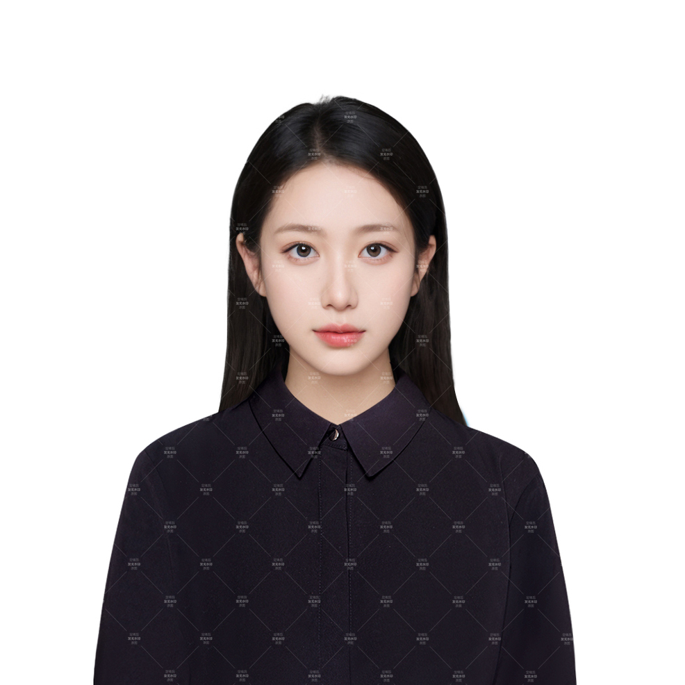 PS高清免扣服装素材证件照女装女士深色衬衫高清素材