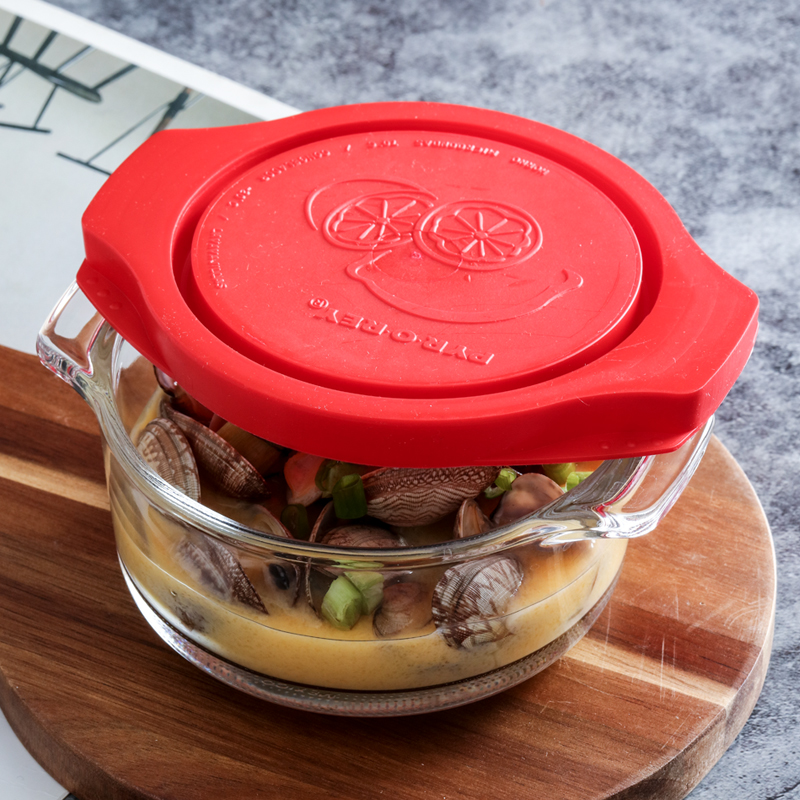 【2支】钢化玻璃碗焗饭宝宝辅食碗微波炉烤箱烘培沙拉甜品碗