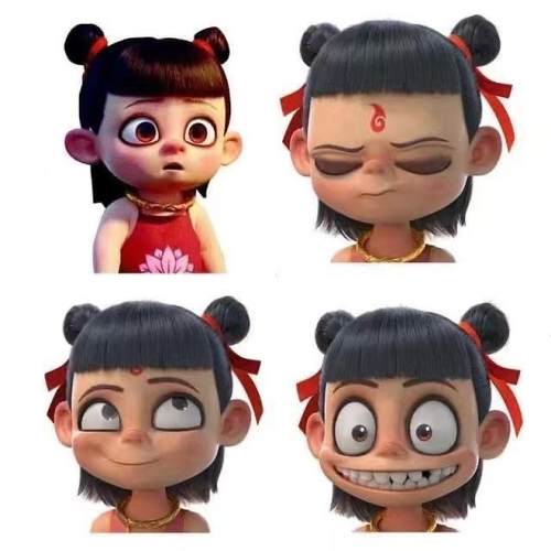 25新款哪吒发箍同款表演