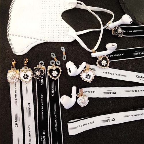 小香风丝带无线耳机防丢链口罩绳