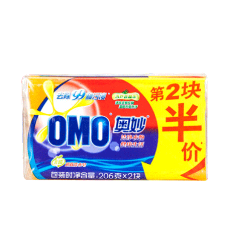 无磷洗衣皂奥妙芦荟精华