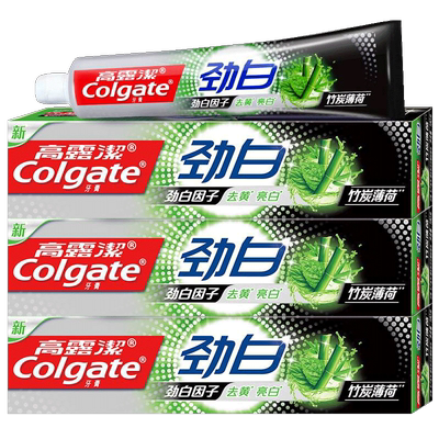 高露洁劲白小苏打竹炭薄荷牙膏