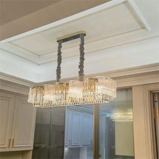 高端水晶吊灯风翎系列简美简欧复式 新品 别墅大宅 同质 实体店同款