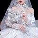 权杖手捧花婚礼新娘材料水晶公主diy高级重工婚纱成品礼盒新婚