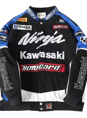 杜戴克秋冬新款男女潮牌大码机车服高级感炸街棒球服小众帅气外套