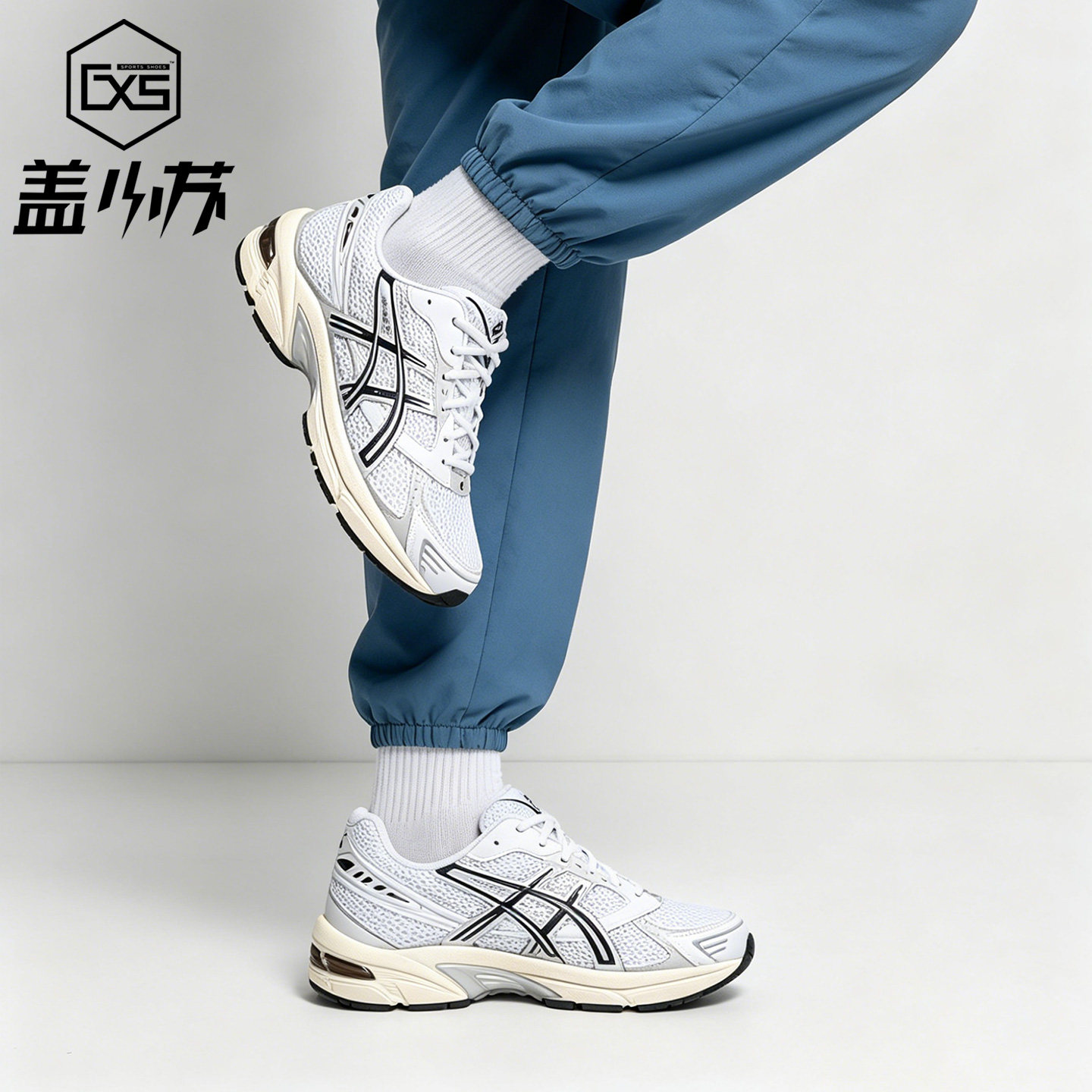 Asics亚瑟士Gel-1130低帮复古男女鞋舒适休闲跑步鞋 1201A256-118