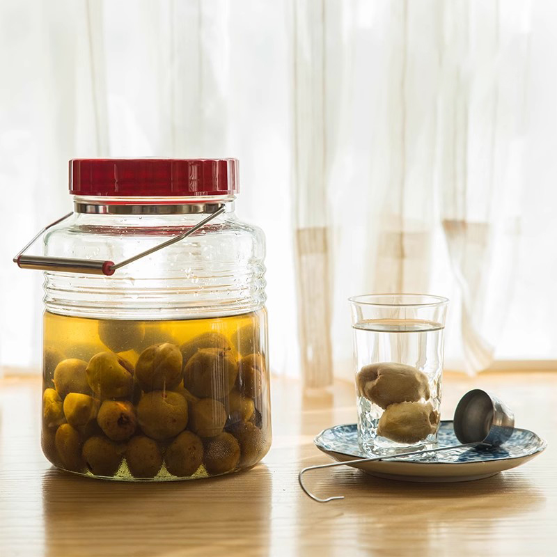 日本进口泡酒罐玻璃果酒罐