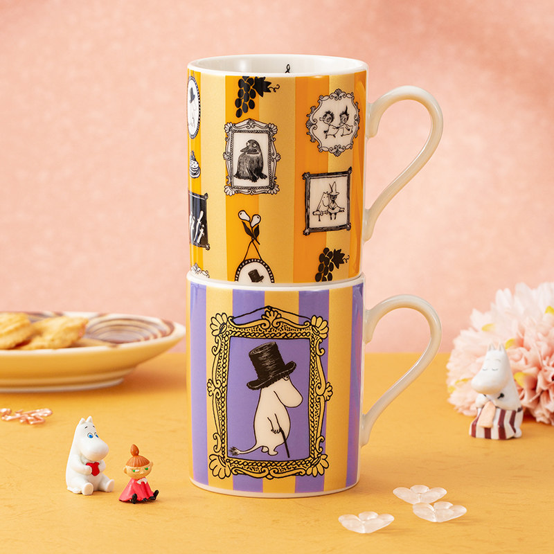 Moomin姆明正品授权相框马克杯日本进口家用可爱水杯陶瓷喝水杯子
