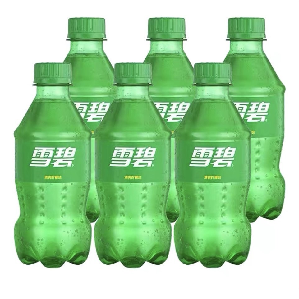 雪碧经典300ml小瓶装碳酸饮料汽水无糖雪碧可口可乐系列