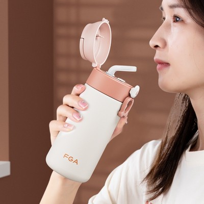 富光吸管保温杯316L学生儿童专用