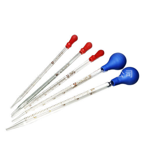 玻璃刻度滴管0.5/1/2/3/5/10ml玻璃滴管胶头滴管刷移液管20cm长