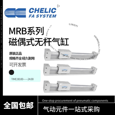 CHELIC气立可无杆气缸MRB10/15/20/25/32-100-200-300-400-500