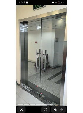 北京安装玻璃门无框玻璃门钢化玻璃门玻璃自动门定做玻璃隔断门