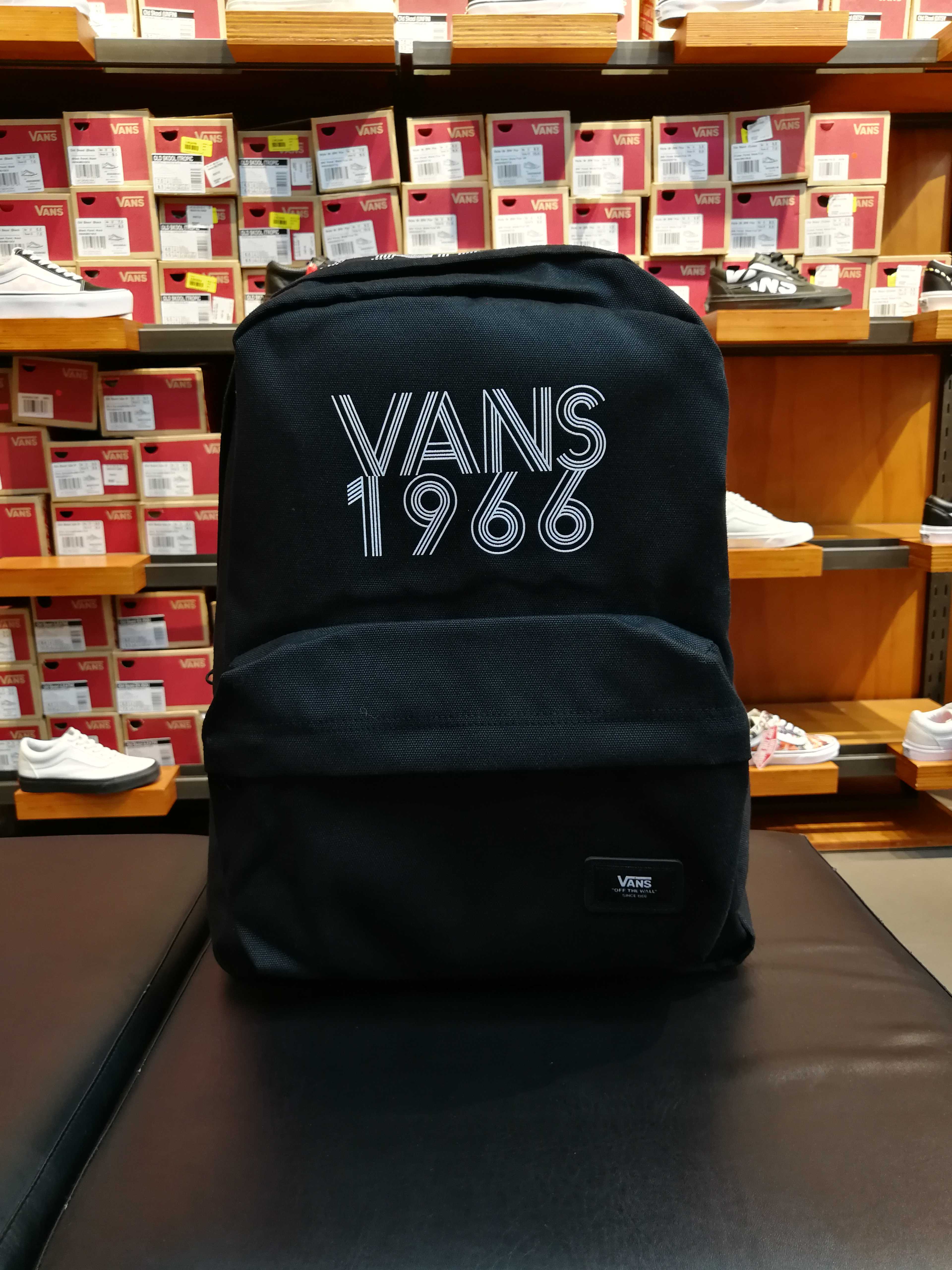 VANS范斯 男女款运动休闲双肩背包 书包 VN0A3DA5BLK