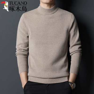 套头半高领啄木鸟秋冬新款加