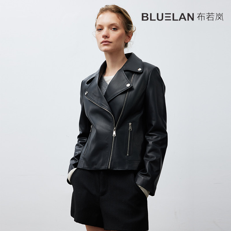皮衣女款2026新款修身韩版真皮绵羊短款夹克修身显瘦v领上衣外套
