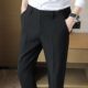痞帅九分小西裤 直筒高级感西服裤 修身 长裤 子 休闲商务小脚西装 男士