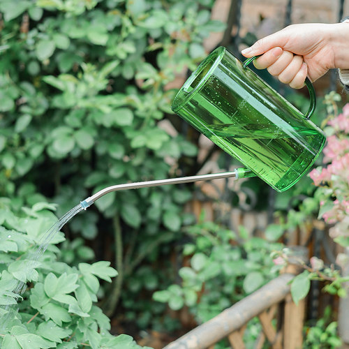 不锈钢长嘴浇水壶家用透明洒水壶
