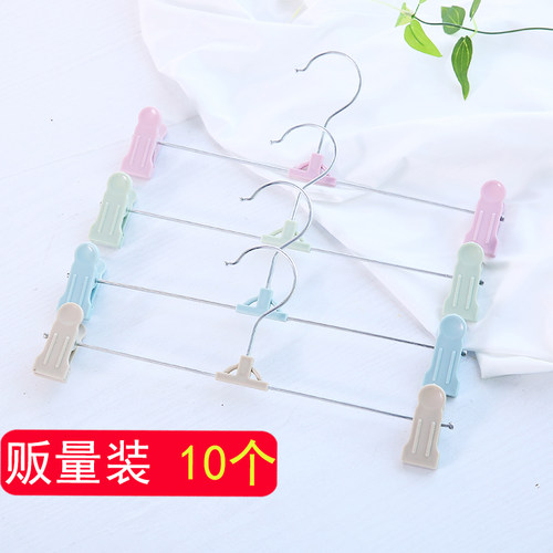 5个10个防滑裤架360°旋转裤夹