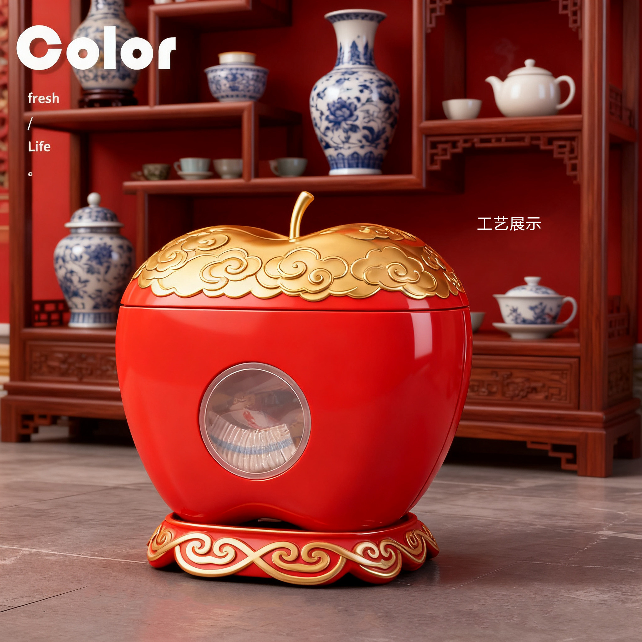 【抖音爆款】便捷保鲜膜收纳盒