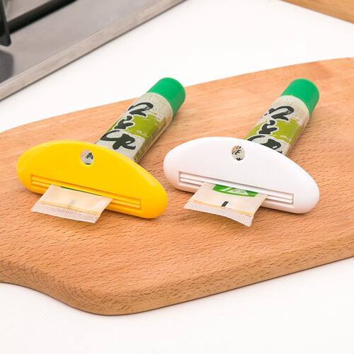 牙膏按压手动挤牙膏器挤洗面奶神器大号牙膏夹子挤压化妆品小样