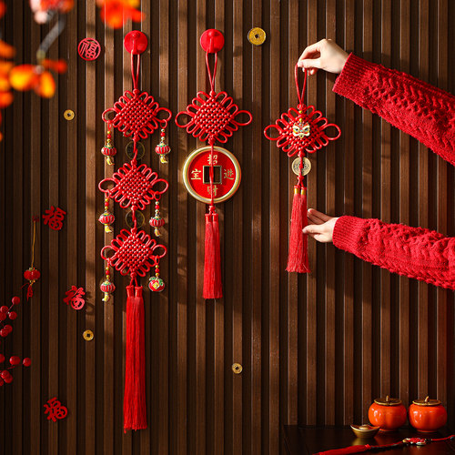 中国结挂件客厅玄关入户喜庆挂饰