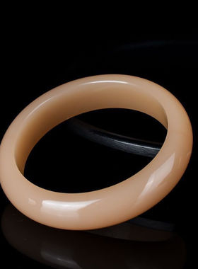 爆款糖色女士手镯百搭旺夫宽条女款镯子年轻正装扁条手镯54-64mm